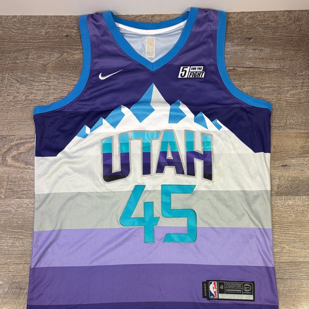 🏀 Nike NBA Utah Jazz Jersey – Donovan Mitchell #45 City Edition
